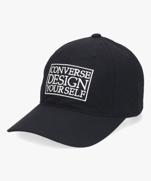 CONVERSE（コンバース）の「CONVERSE RECYCLE NYLO DEEP CROWN CAP / コンバース（キャップ・レディース・ブラック/ベージュ/ピンク・FREE）」の4枚目の写真