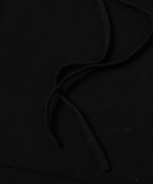 MARNI（マルニ）の「Unfinished / コットンパーカー（ニット/セーター・メンズ・ブラック・48(L)/46(M)）」の5枚目の写真