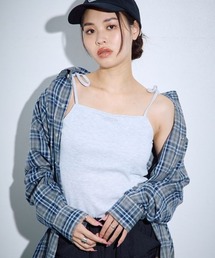 PBLIM | PBLIM/カップツキリボンキャミ(キャミソール)