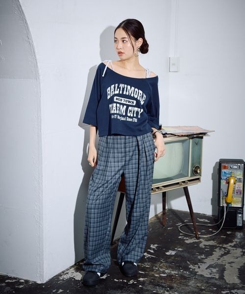 PBLIM（ページボーイリム）の「PBLIM/カップツキリボンキャミ（キャミソール・レディース・ブラック/グレー/レッド・FREE）」の6枚目の写真