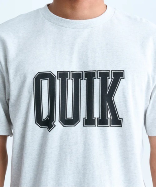 Quiksilver(クイックシルバー)の「GRIFF QUIK TEE GFN/クイックシルバー半袖ロゴTシャツ(Tシャツ/カットソー・メンズ・ホワイト/ブラック・LARGE/MEDIUM/SMALL/X-LARGE)」の8枚目の写真