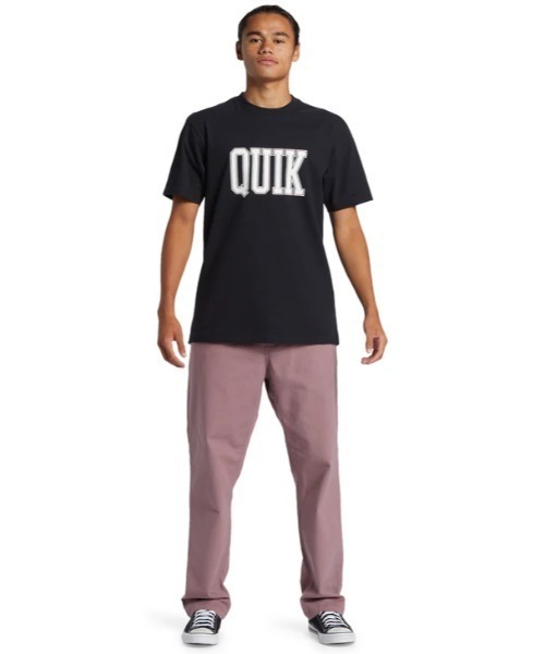 Quiksilver(クイックシルバー)の「GRIFF QUIK TEE GFN/クイックシルバー半袖ロゴTシャツ(Tシャツ/カットソー・メンズ・ホワイト/ブラック・LARGE/MEDIUM/SMALL/X-LARGE)」の3枚目の写真