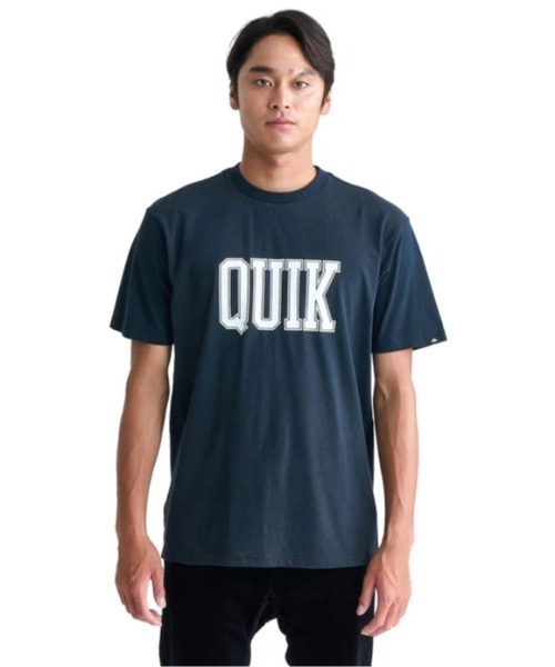Quiksilver(クイックシルバー)の「GRIFF QUIK TEE GFN/クイックシルバー半袖ロゴTシャツ(Tシャツ/カットソー・メンズ・ホワイト/ブラック・LARGE/MEDIUM/SMALL/X-LARGE)」の5枚目の写真
