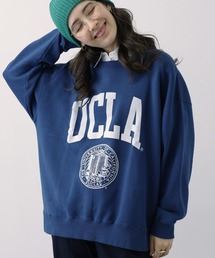 saloon | 【BALMYDAY'S】カレッジフロッキープリントスウェット(スウェット)