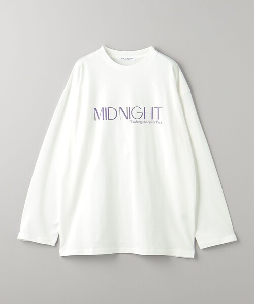 BEAUTY&YOUTH UNITED ARROWS（ビューティーアンドユースユナイテッドアローズ）の「MID NIGHT ロングスリーブTシャツ（Tシャツ/カットソー・レディース・ダークグレー/ホワイト・FREE）」の18枚目の写真