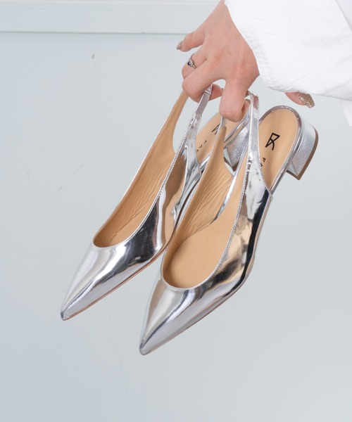 【セール】【FABIO RUSCONI/ファビオルスコーニ】バックストラップパンプス レザー（パンプス）｜Fabio Rusconi（ファビオルスコーニ） 17,503円