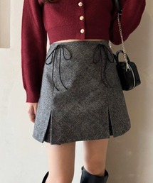 one after another NICE CLAUP（ワンアフターアナザーナイスクラップ）の「2WAYリボンミニスカート【リボン取り外し可能】（スカート）」