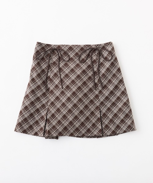 セール】2WAYリボンミニスカート【リボン取り外し可能】（スカート