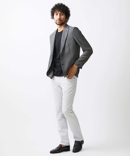 MICHEL KLEIN HOMME (ミッシェルクランオム)の「メッシュテーラードジャケット(テーラードジャケット・メンズ・ネイビー/グレー・MEDIUM/LARGE/X-LARGE)」の15枚目の写真