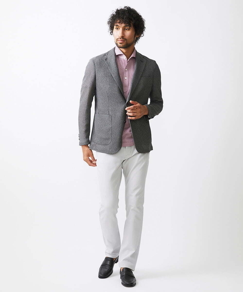 MICHEL KLEIN HOMME (ミッシェルクランオム)の「メッシュテーラードジャケット(テーラードジャケット・メンズ・ネイビー/グレー・MEDIUM/LARGE/X-LARGE)」の16枚目の写真