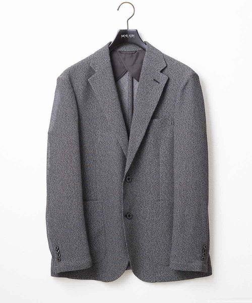 MICHEL KLEIN HOMME (ミッシェルクランオム)の「メッシュテーラードジャケット(テーラードジャケット・メンズ・ネイビー/グレー・MEDIUM/LARGE/X-LARGE)」の17枚目の写真
