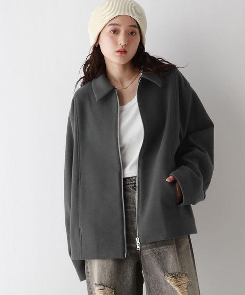 【セール】＜WOOLLYTEC/ウーリーテック＞Wジップブルゾン（ブルゾン）｜RAGEBLUE（レイジブルー）