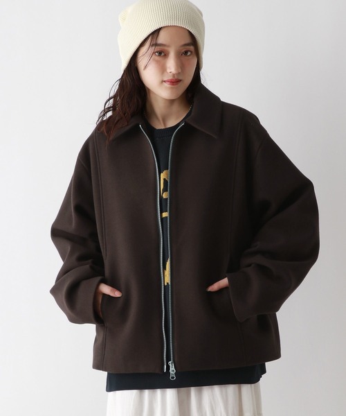 【セール】＜WOOLLYTEC/ウーリーテック＞Wジップブルゾン（ブルゾン）｜RAGEBLUE（レイジブルー）