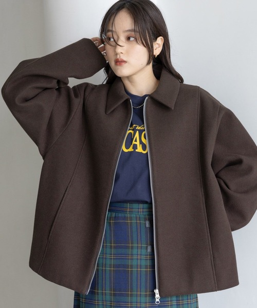 【セール】＜WOOLLYTEC/ウーリーテック＞Wジップブルゾン（ブルゾン）｜RAGEBLUE（レイジブルー）