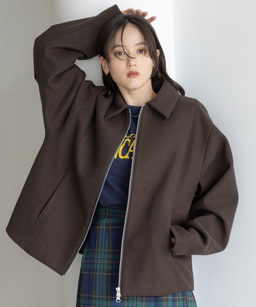 【セール】＜WOOLLYTEC/ウーリーテック＞Wジップブルゾン（ブルゾン）｜RAGEBLUE（レイジブルー）