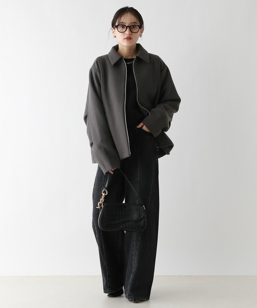 【セール】＜WOOLLYTEC/ウーリーテック＞Wジップブルゾン（ブルゾン）｜RAGEBLUE（レイジブルー）