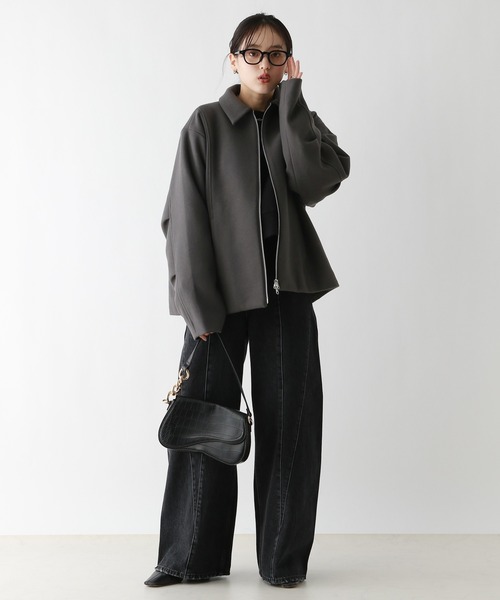 【セール】＜WOOLLYTEC/ウーリーテック＞Wジップブルゾン（ブルゾン）｜RAGEBLUE（レイジブルー）