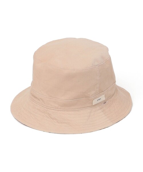 SHIPS(シップス)の「SHIPS KIDS:リバティ×コーデュロイ ベビー ハット(ハット・キッズ・アイボリー/サンドベージュ・XX-SMALL/X-SMALL/SMALL)」の1枚目の写真