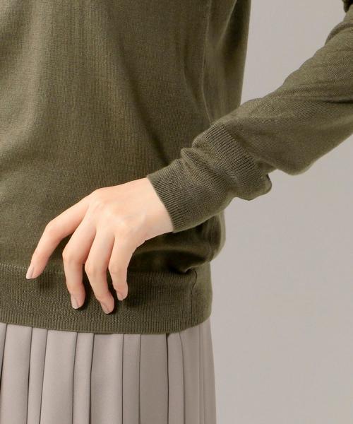 UNITED ARROWS(ユナイテッドアローズ)の「UBBT W/SI/CA タートルニット◆(ニット/セーター・レディース・オフホワイト/ブラック/ダークグレー/オリーブ/グレー/ベージュ・フリー)」の16枚目の写真