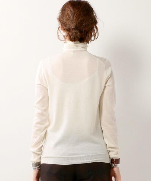 UNITED ARROWS(ユナイテッドアローズ)の「UBBT W/SI/CA タートルニット◆(ニット/セーター・レディース・オフホワイト/ブラック/ダークグレー/オリーブ/グレー/ベージュ・フリー)」の18枚目の写真