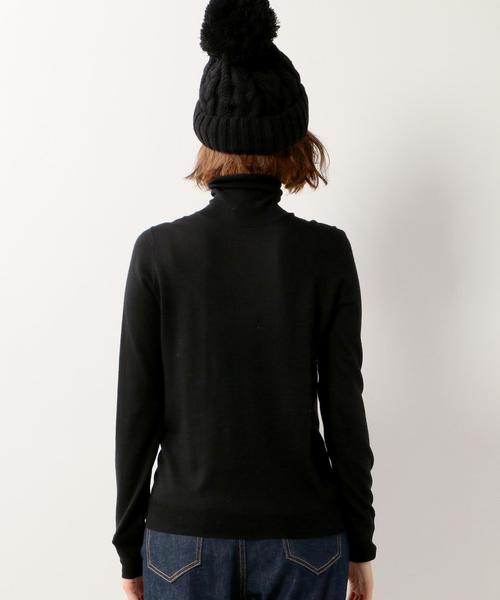 UNITED ARROWS(ユナイテッドアローズ)の「UBBT W/SI/CA タートルニット◆(ニット/セーター・レディース・オフホワイト/ブラック/ダークグレー/オリーブ/グレー/ベージュ・フリー)」の10枚目の写真