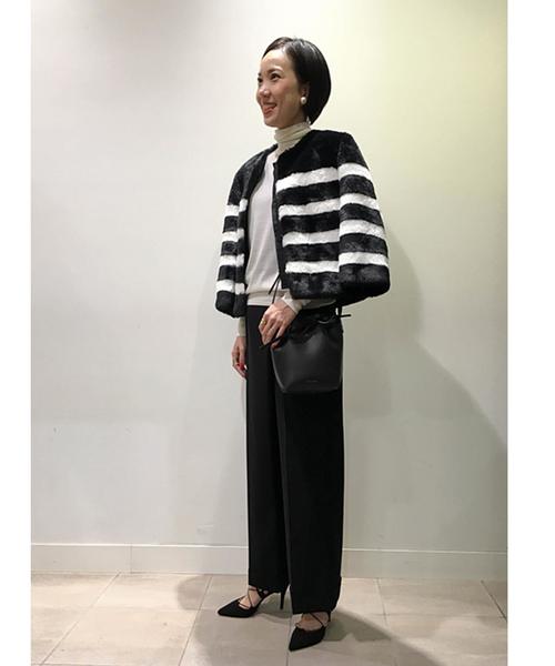 UNITED ARROWS(ユナイテッドアローズ)の「UBBT W/SI/CA タートルニット◆(ニット/セーター・レディース・オフホワイト/ブラック/ダークグレー/オリーブ/グレー/ベージュ・フリー)」の20枚目の写真