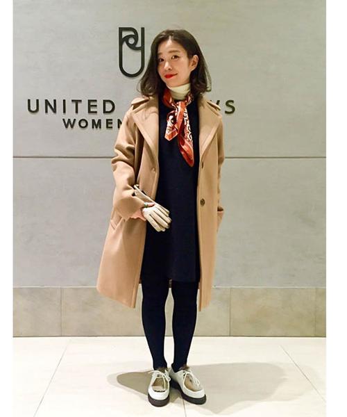 UNITED ARROWS(ユナイテッドアローズ)の「UBBT W/SI/CA タートルニット◆(ニット/セーター・レディース・オフホワイト/ブラック/ダークグレー/オリーブ/グレー/ベージュ・フリー)」の21枚目の写真