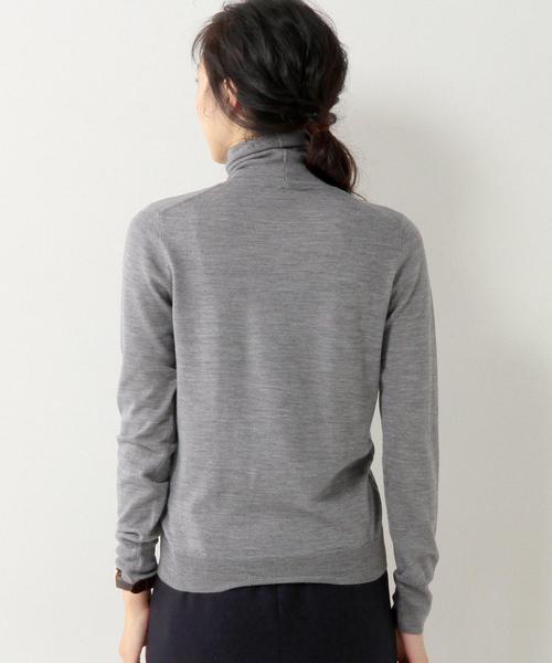 UNITED ARROWS(ユナイテッドアローズ)の「UBBT W/SI/CA タートルニット◆(ニット/セーター・レディース・オフホワイト/ブラック/ダークグレー/オリーブ/グレー/ベージュ・フリー)」の22枚目の写真