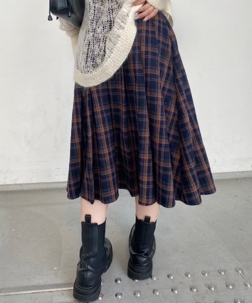 セール】【Seoup】プリーツミドルスカート（スカート）｜nemne