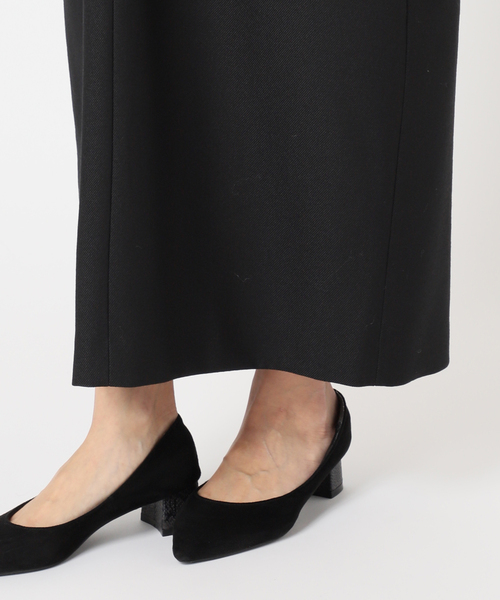 journal standard L'essage(ジャーナルスタンダードレサージュ)の「DRYツイルスリットワンピース(ワンピース・レディース・ブラック/ブラック系その他・FREE)」の16枚目の写真