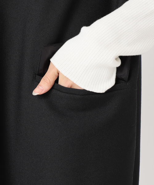 journal standard L'essage(ジャーナルスタンダードレサージュ)の「DRYツイルスリットワンピース(ワンピース・レディース・ブラック/ブラック系その他・FREE)」の17枚目の写真
