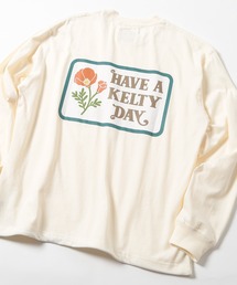 【KELTY】Vintage Wappen Design L/S T-shirt KE24213103