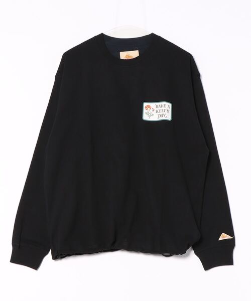 KELTY(ケルティ)の「【KELTY】Vintage Wappen Design L/S T-shirt KE24213103(Tシャツ/カットソー・レディース・ブラック/アイボリー/レッド系2・M/L)」の5枚目の写真