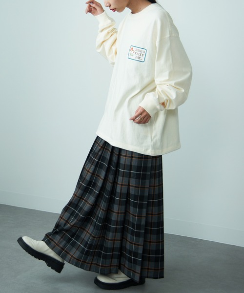 KELTY(ケルティ)の「【KELTY】Vintage Wappen Design L/S T-shirt KE24213103(Tシャツ/カットソー・レディース・ブラック/アイボリー/レッド系2・M/L)」の21枚目の写真