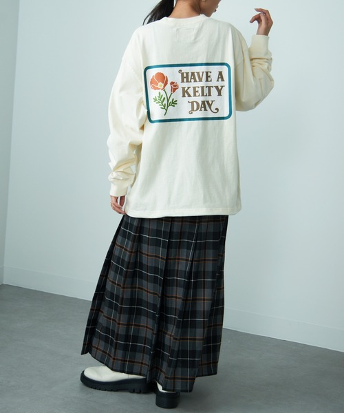 KELTY(ケルティ)の「【KELTY】Vintage Wappen Design L/S T-shirt KE24213103(Tシャツ/カットソー・レディース・ブラック/アイボリー/レッド系2・M/L)」の22枚目の写真