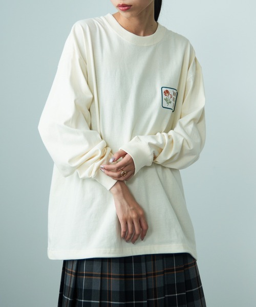 KELTY(ケルティ)の「【KELTY】Vintage Wappen Design L/S T-shirt KE24213103(Tシャツ/カットソー・レディース・ブラック/アイボリー/レッド系2・M/L)」の16枚目の写真