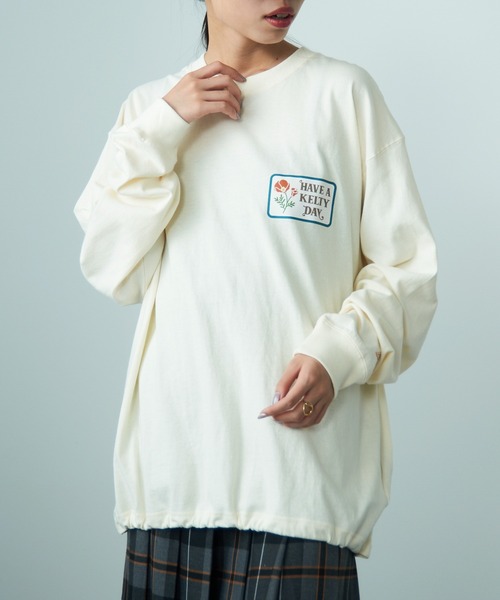 KELTY(ケルティ)の「【KELTY】Vintage Wappen Design L/S T-shirt KE24213103(Tシャツ/カットソー・レディース・ブラック/アイボリー/レッド系2・M/L)」の17枚目の写真