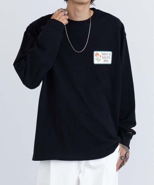KELTY(ケルティ)の「【KELTY】Vintage Wappen Design L/S T-shirt KE24213103(Tシャツ/カットソー・レディース・ブラック/アイボリー/レッド系2・M/L)」の6枚目の写真