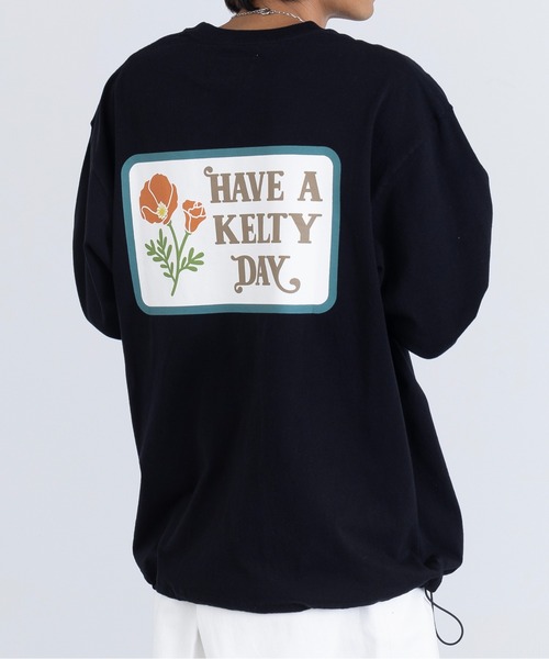 KELTY(ケルティ)の「【KELTY】Vintage Wappen Design L/S T-shirt KE24213103(Tシャツ/カットソー・レディース・ブラック/アイボリー/レッド系2・M/L)」の9枚目の写真