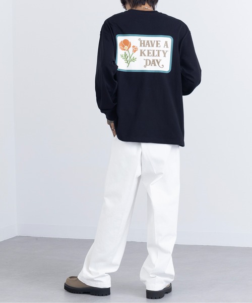 KELTY(ケルティ)の「【KELTY】Vintage Wappen Design L/S T-shirt KE24213103(Tシャツ/カットソー・レディース・ブラック/アイボリー/レッド系2・M/L)」の12枚目の写真