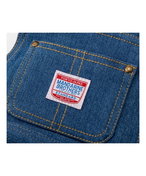 MANDARINE BROTHERS（マンダリンブラザーズ）の「オーバーオール/小型犬（ペットウェア・レディース・ブルー/ライトブルー・M/L/XL/S）」の11枚目の写真