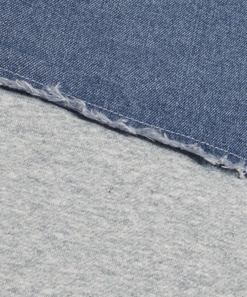 セール】スウェットドッキングデニムパンツ（デニムパンツ