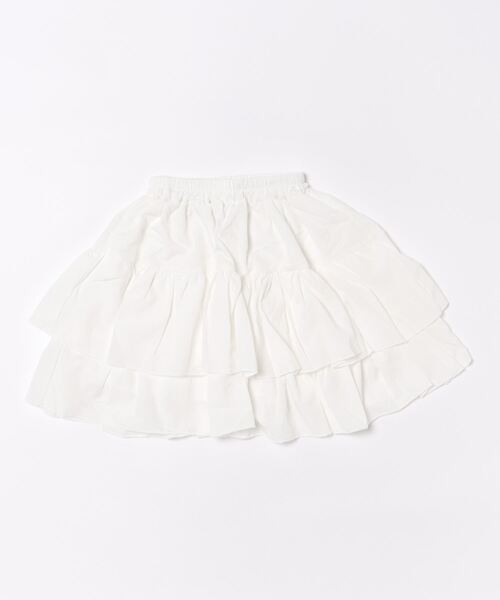 Mayree（メイリー）の「【Mayree】ティアード ミニ スカート インナーパンツ付き（スカート・レディース・ホワイト/ブラック・SMALL/MEDIUM/LARGE）」の3枚目の写真