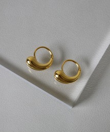 【silver925】Plump Pierce/ プランプ フープピアス