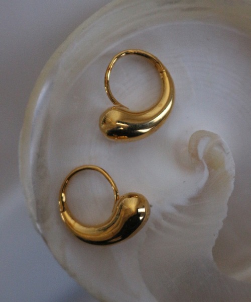 whoseA(フーシー)の「【silver925】Plump Pierce/ プランプ フープピアス(ピアス(両耳用)・レディース・ゴールド・FREE)」の8枚目の写真