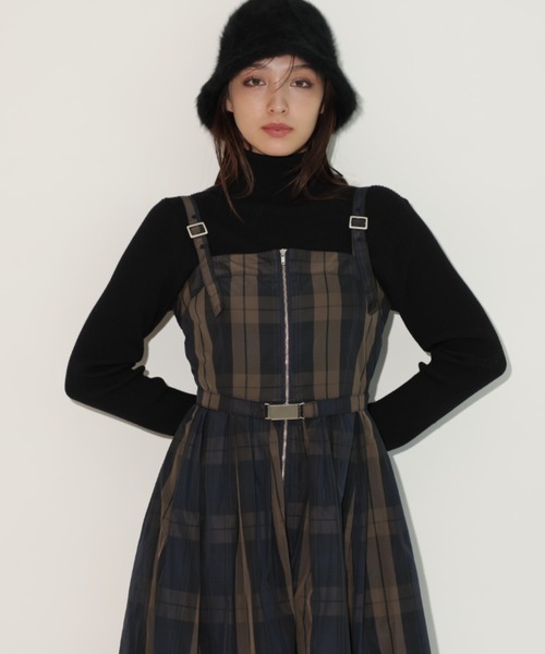 新品未使用☆2024aw☆ Rirandtureタフタフレアジャンスカ☆サイズM