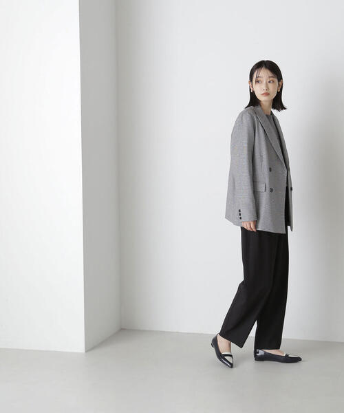 NATURAL BEAUTY BASIC（ナチュラルビューティーベーシック）の「◇ダブルブレストボクシージャケット（テーラードジャケット・レディース・ブラウン系その他/ブラック系その他/ネイビー・SMALL/MEDIUM）」の14枚目の写真