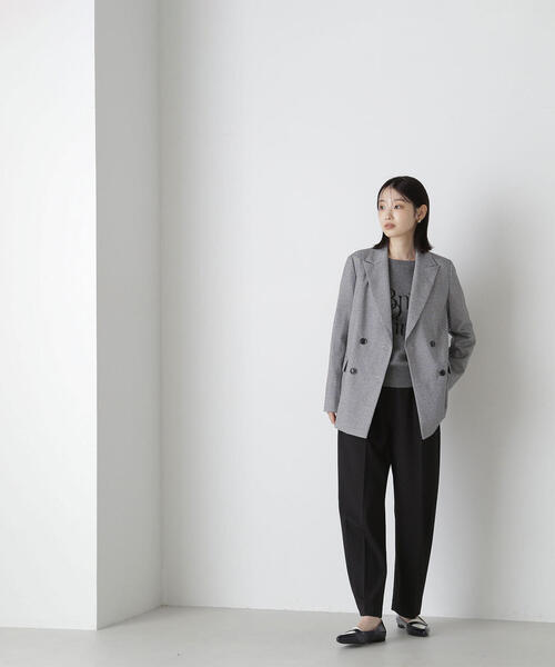 NATURAL BEAUTY BASIC（ナチュラルビューティーベーシック）の「◇ダブルブレストボクシージャケット（テーラードジャケット・レディース・ブラウン系その他/ブラック系その他/ネイビー・SMALL/MEDIUM）」の16枚目の写真