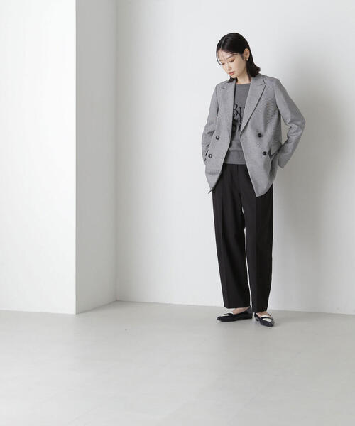 NATURAL BEAUTY BASIC（ナチュラルビューティーベーシック）の「◇ダブルブレストボクシージャケット（テーラードジャケット・レディース・ブラウン系その他/ブラック系その他/ネイビー・SMALL/MEDIUM）」の20枚目の写真