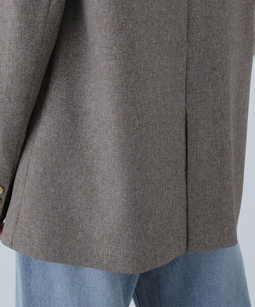 NATURAL BEAUTY BASIC（ナチュラルビューティーベーシック）の「◇ダブルブレストボクシージャケット（テーラードジャケット・レディース・ブラウン系その他/ブラック系その他/ネイビー・SMALL/MEDIUM）」の8枚目の写真